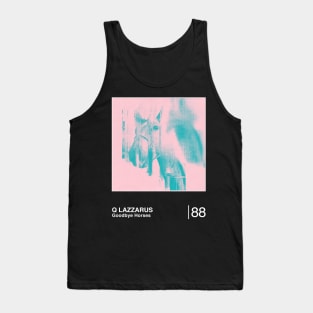 Goodbye Horses / Minimal Style Graphic Artwork Design Tank Top